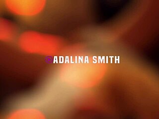 hot blonde moans loud masturbating to bbc on tv.