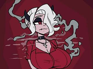 Emotional Slideshow Of Helltaker's Betrayal With Blonde Big Tits