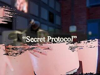 cartoon girl gets creampie in hentai video