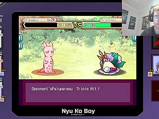 Accidents turn steamy at the indoor pool in Pokemon parody hentai part 6?