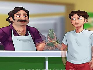 summertime saga milf babe shows off her tits in episode 64