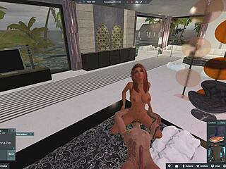 Mercedes gets tricked into porn and sucks big cock