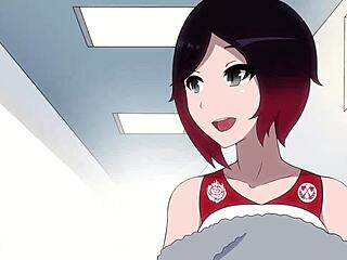 workout ruby gets creampied in the showers!