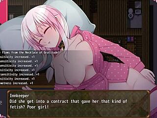 Bruxinha confusa tira a roupa dentro do banheiro masculino - ceres and the contract guild - jogo hentai - parte 3