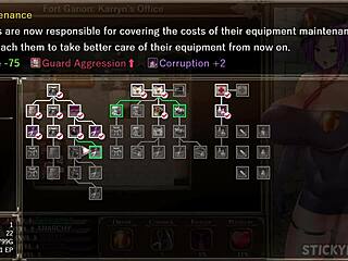 Bela varuška v Karryns Prison poskusi BBC in dobi trdo jebano v hentai delu 3