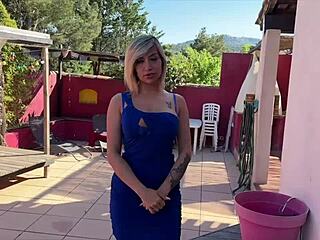 lisa milf nympho fucks with two cocks, i lick her shaved pussy