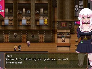 Bruxinha confusa tira a roupa dentro do banheiro masculino - ceres and the contract guild - jogo hentai - parte 3