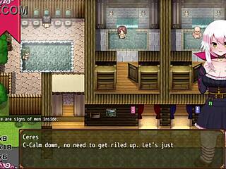 Bruxinha confusa tira a roupa dentro do banheiro masculino - ceres and the contract guild - jogo hentai - parte 3