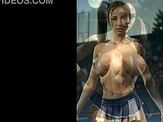 Sporty topless girls