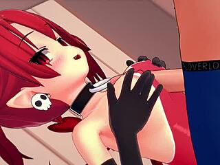 Etna from Disgaea removes her bikini for some fun in hentai.