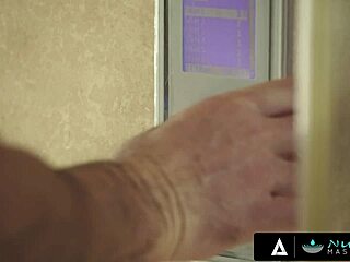 Spiritual Masseur Relieves Stress With Pussy Massage In Shower