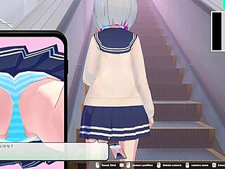 Insane! Loop Train H-Game Elevator Scene Gets So Wet!