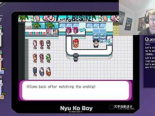 Accidents turn steamy at the indoor pool in Pokemon parody hentai part 6?