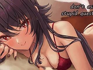 Yo, try this anime feet joi with Hu Tao femdom edging!