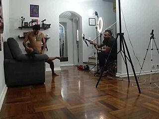 Anime hentai orgy backstage with horny characters