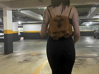 i'm showing my anal plug and getting fucked in the apartment window