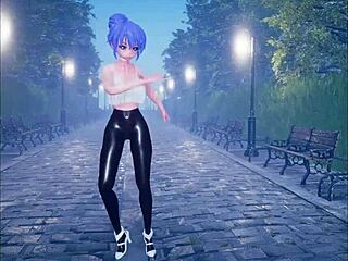 فتاة أنمي حلوة ترقص مغرية قبل نيك قوي - الجزء 3