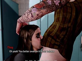 Rough Blowjob in Public Toilet, Wanna Watch?