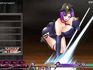 Karryns Prison valkoinen vartija maistaa BBC:tä ja saa kovan panon hentai pelissä osa 3