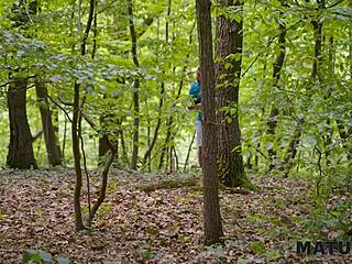 mature4k diana enjoys quirky giantess pet play in stockings with strangers outdoors