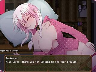 Bruxinha confusa tira a roupa dentro do banheiro masculino - ceres and the contract guild - jogo hentai - parte 3