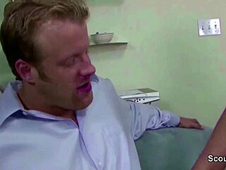 sexy milf chef lures a stranger for a wild office bang