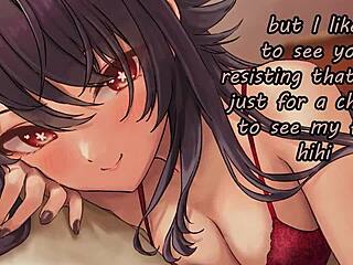 Yo, try this anime feet joi with Hu Tao femdom edging!