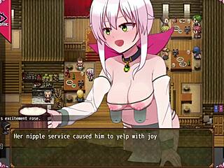 Bruxinha confusa tira a roupa dentro do banheiro masculino - ceres and the contract guild - jogo hentai - parte 3