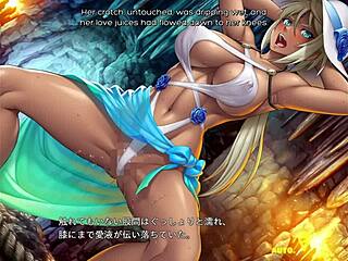 Overwhelming passion surges in Taimanin RPGX scene 73 English subbed