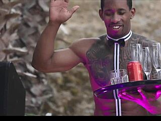 french blonde babe rides hard at swinger luxury party