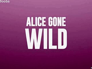 Alice Wild goes crazy with sideways doggy and cumshot on tits