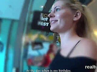 Glamorous Czech Teenie Seduced at Supermarket for POV Action