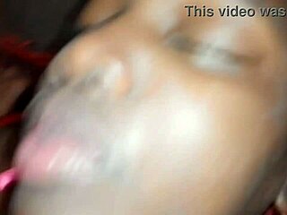 stepbrother pounds creampie into freaky slutty stepsister’s shaved pussy with rough sex - mastermeat1