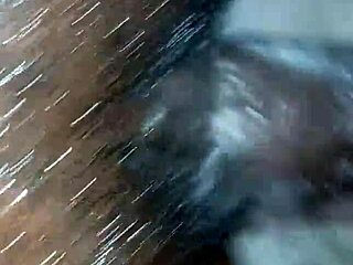 why is melina's ass getting slapped by that big black cock?