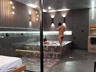 i took my friend to a luxury hotel and she loved the anal sex