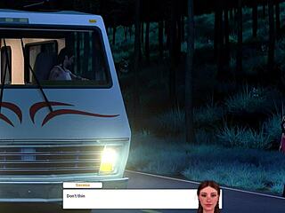 Redhead plays midnight ride on christmas, getting blowjob and creampie in shaved pussy.