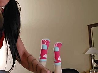 Emy, how do you massage that petite redhead so well?