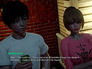 my bully turned lover shows off big blonde tits in wild scene