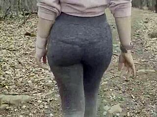 stop hikin... cum in me now outdoors!