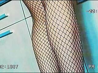 housewife in sexy stockings during household chores sex tape