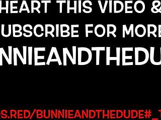 与兔子和那家伙粗暴深插时大声尖叫回荡。