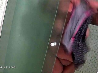 Hidden Camera Catches Stepmom In Lingerie Tease