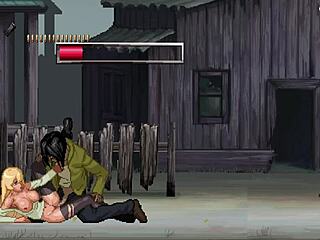 Blonde Participates in Horny Gangbang During Poker Game