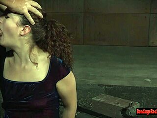 Hey, wanna watch this submissive babe get sloppy throatfucked in a wild interracial threesome with toys?