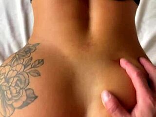 i pound her tight ass hard, ready for anal creampie