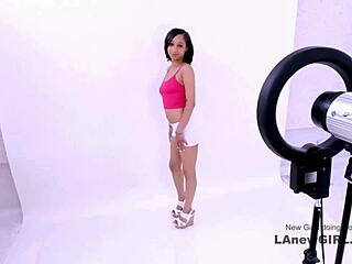 Tiny Brunette Model Gets Fucked In A Modeling Audition