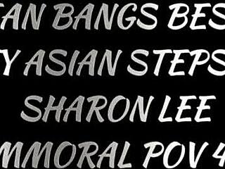 Beautiful Fat Babe Sharon Lee Licks And Fucks Stepbro Dean Van Damme's Ass In Car, Cumming On Natural Tits During Naughty Show.