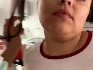 lesbian sex surprise on neighbor’s phone! 😈