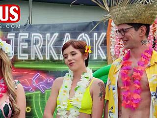 jerkaoke summertime orgy - featuring madison morgan rosalyn sphinx and more