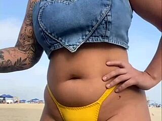 did i make him hard on the beach?